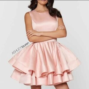 Ashley Lauren Pink Mini Dress